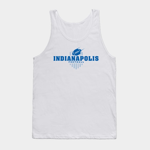 Indianapolis Football Team Color Tank Top by Toogoo